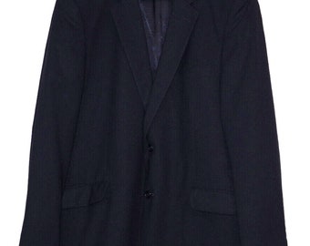 Naldini Bertolin Black Wool 2 Button blazer jacket Size:46S