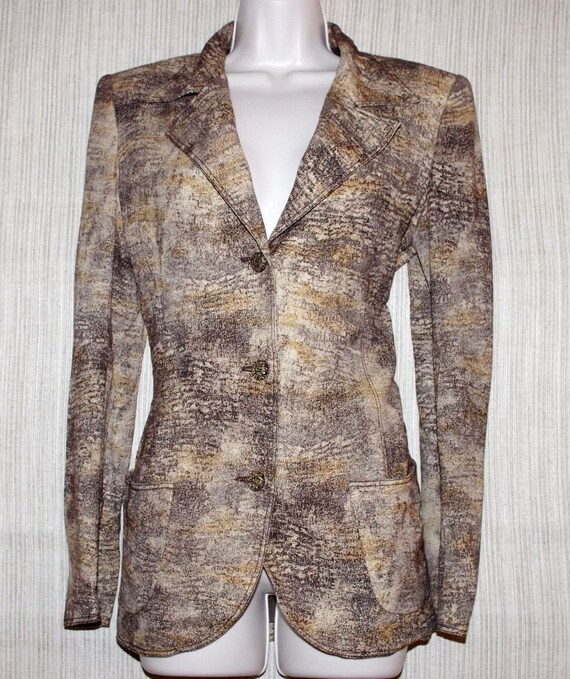 EMANUEL UNGARO PARALLELE Paris Wool Blend Brown Gray … - Gem display picture 1