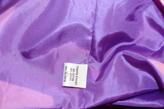 Pamela Ferrari original Black Embroidered Flare M… - image 8