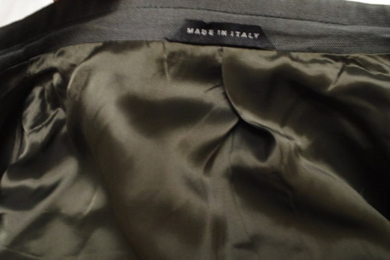 GIANFRANCO FERRE Green 100% Linen Men's Blazer Sp… - image 5
