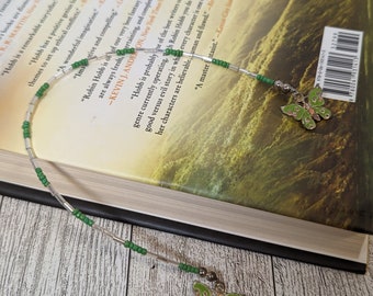 Butterfly Beaded Bookmark - One of a kind!