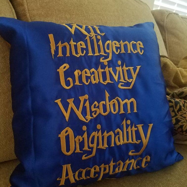 Wizarding House Decorative Pillow