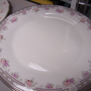 Footed Tea Cup & Saucer, Dinner Plate W/ Gravy Boay Underneith - Elegance - by ROYAL DOULTON