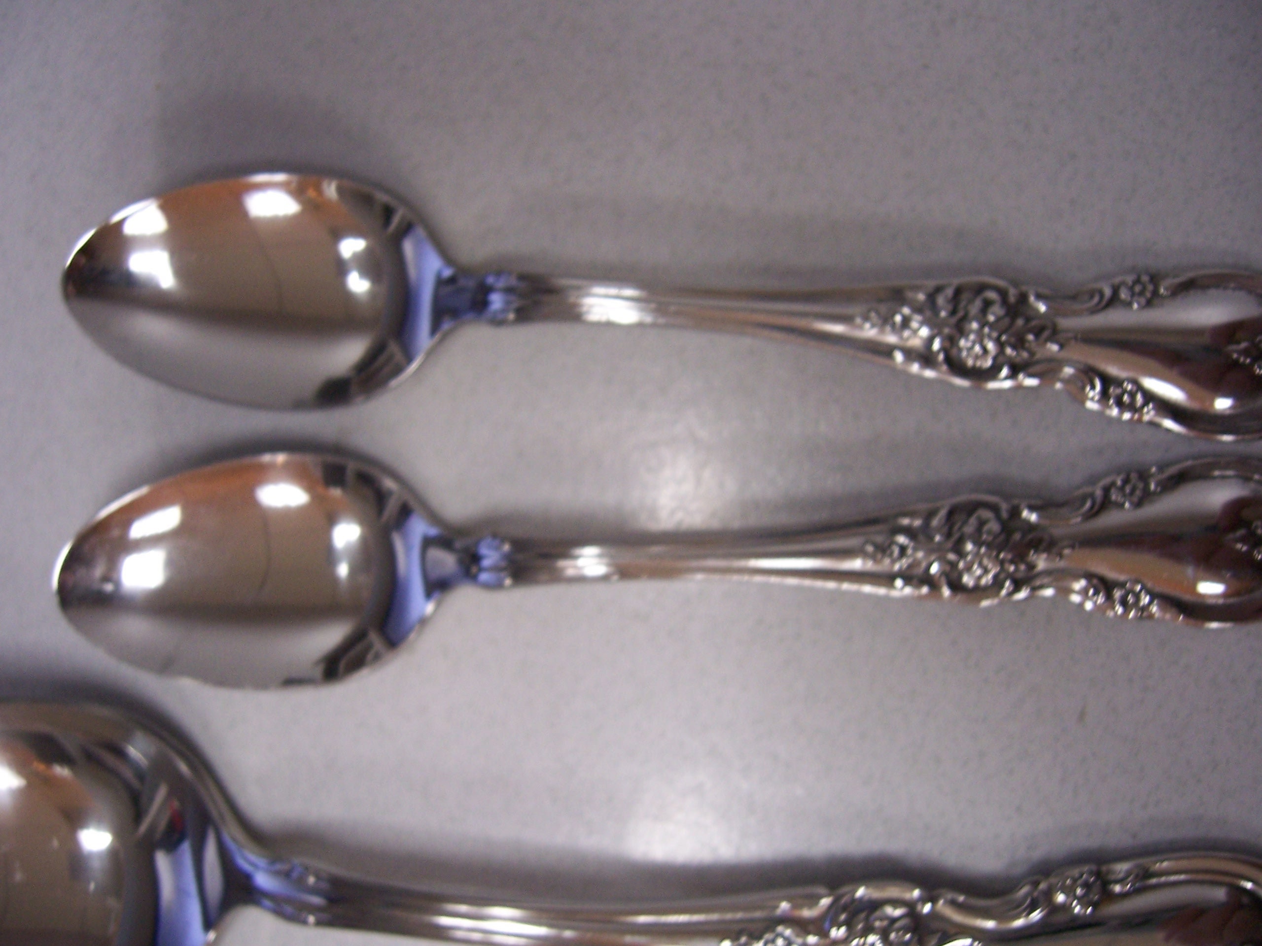 Louisiana stainless by ONEIDA SILVER 2 Demitasse Spoons 2 Etsy