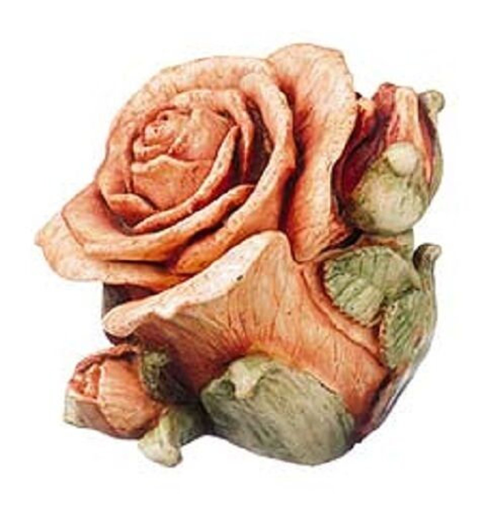 Harmony Kingdom Single Orange Rose Lord Byron's Harmony Etsy