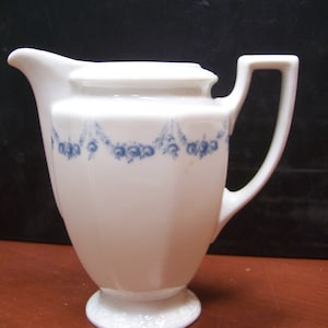 Blue Garland - Rosenthal Group Classic Rose Collection - Creamer & Sugar Bowl