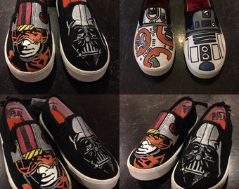 Custom Cartoon Shoes! Hand Painted!