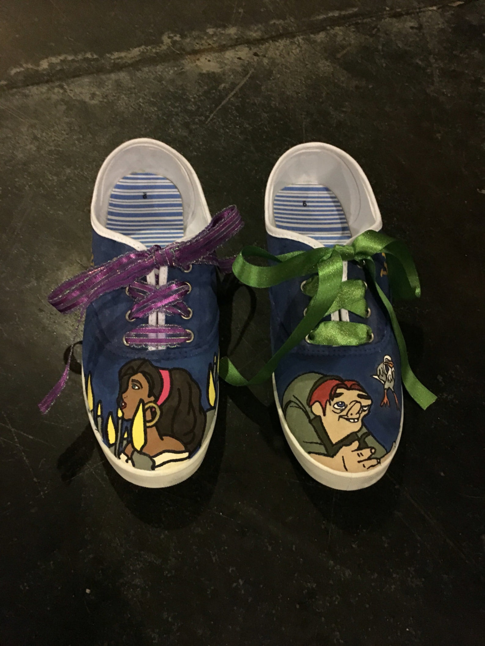 Custom Hand Painted Canvas Shoes Made to Order Etsy