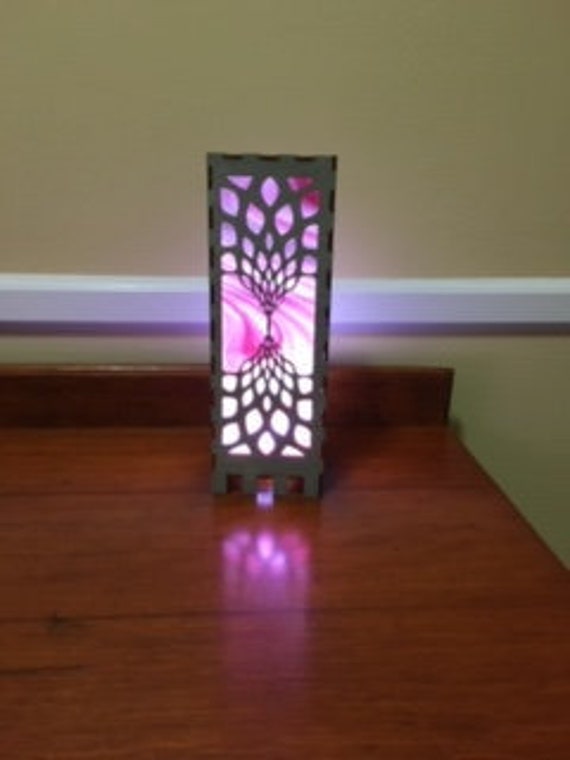 Sands of Time Stained Glass Lamp