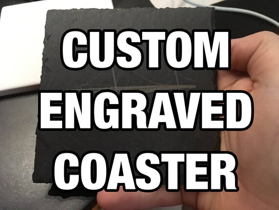 Laser Engraved Coaster Set