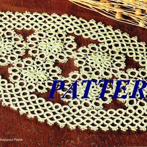 Deckchen TATTING MUSTER by Moje Robótki magazine Tatting Doily Muster Shuttle Tatting Muster ___ sofort versandfertig! Occhi-Magazin
