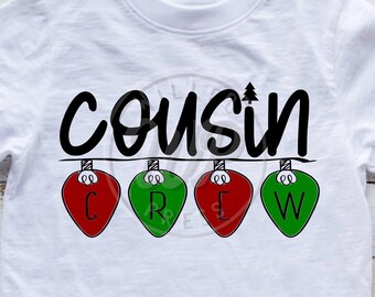 Cousin Crew svg, Christmas svg, Christmas cousins svg, Cut File, Digital, Instant Download