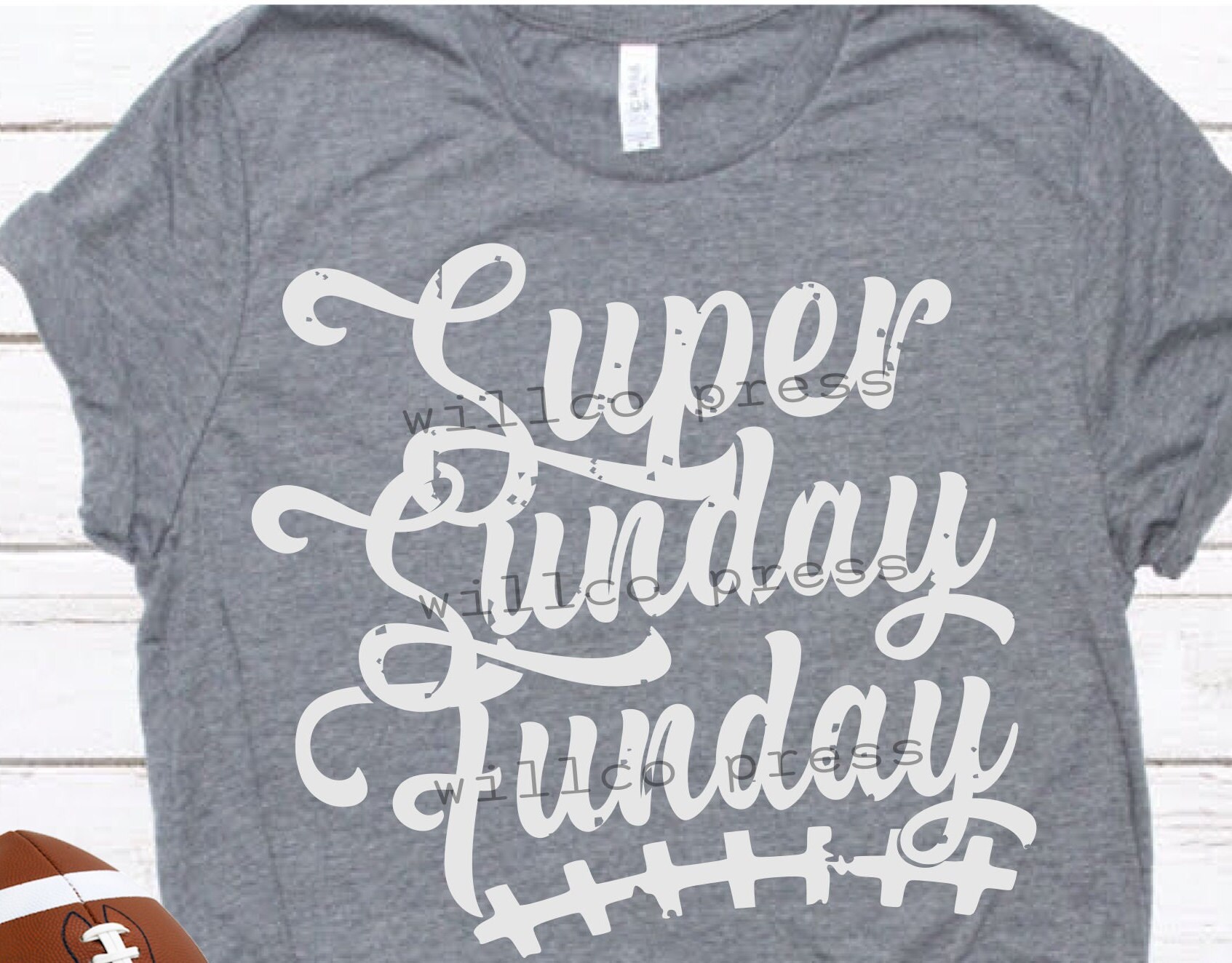 Sunday Funday Svg Super Bowl Svg Football Svg Football - Etsy
