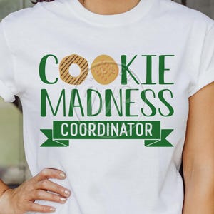 Cookie Scout svg, Troop Mom svg, Cookie Madness svg, png, dxf, svg files for cricut, , sublimination, vinyl cut file, iron on