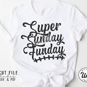 Sunday Funday svg, Super Bowl svg, football svg, football shirt, grunge svg, svg, shirt, decal, iron on, cut file, dxf, printable, digital