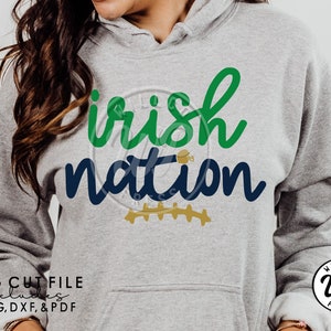 Irish Nation svg, Irish Football, png, dxf, svg files for cricut, shirt designs, mug sublimination, vinyl cut file, svgs for shirts