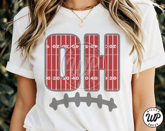 OH Football svg, Ohio field lines, png, dxf, svg files for cricut, , vinyl cut file, sublimination, iron on