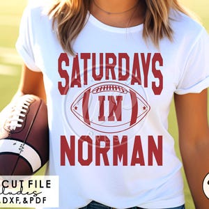 Saturdays In Norman, Oklahoma svg, Football svg, png, dxf, svg files for cricut, , clipart, iron on, sublimination, vinyl cut file