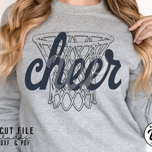 Basketball Cheer, Cheeleader svg, grunge distressed, png, dxf, svg files for cricut, sublimination, vinyl cut file, , shirts