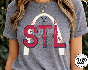 STL Arch svg, St Louis Baseball, png, dxf, svg files for cricut, shirt, cut file, iron on, sublimination, clipart