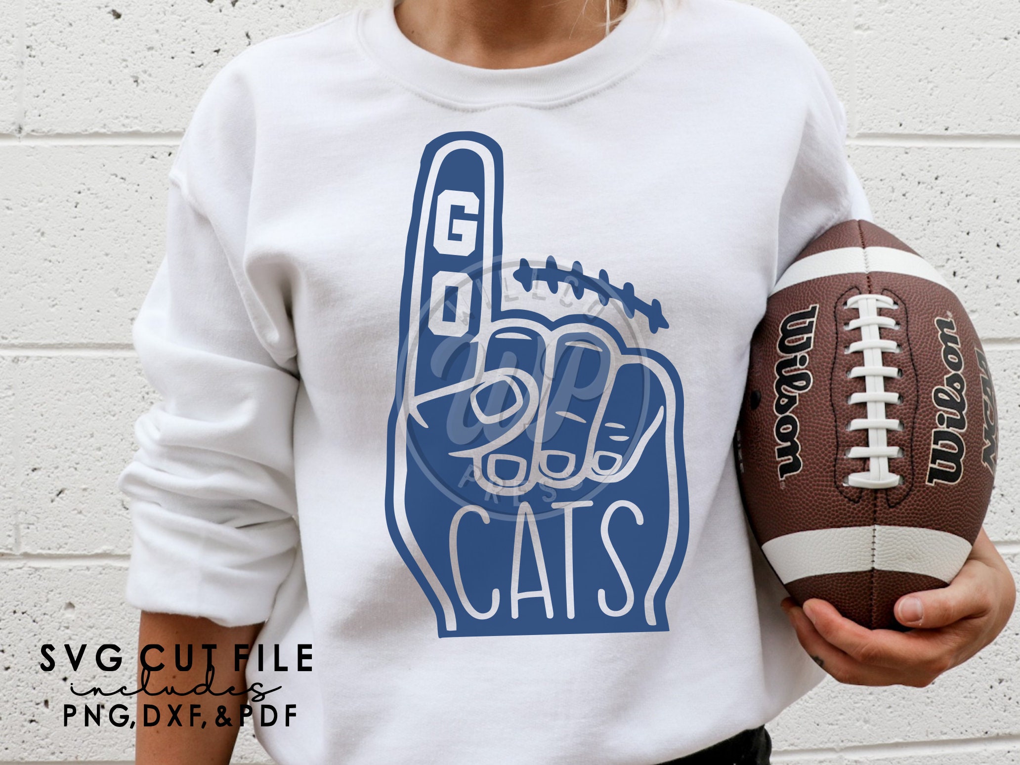 Go Cats Svg, Wildcats Football, Fan Foam Finger, Dxf, Png, Svg Files ...
