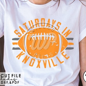 Saturdays In Knoxville, Tennessee svg, Football cut file, digital, svg files for cricut, shirt designs, png clipart, iron on, sublimination