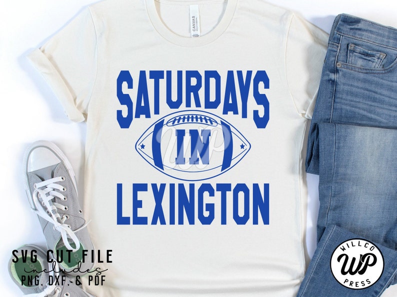 Saturdays in Lexington Svg Kentucky Svg Football Png Dxf - Etsy