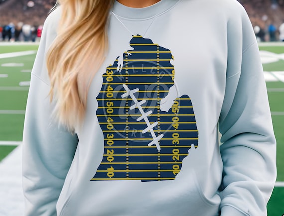 Michigan football svg, Michigan svg, Football svg, Michigan clipart, Football, instant download, cuttable, svg cut file, dxf, png, iron on