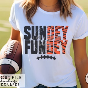 Sundey Fundey svg, Cincinnati svg, Football svg, svg files for cricut, png, dxf, , sublimination, iron on, vinyl cut file