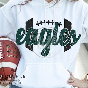 Eagles Football svg, grunge distressed, png, dxf, svg files for cricut, , vinyl cut file, sublimination