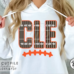 CLE Football svg, Cleveland svg, airport code, png, dxf, svg files for cricut, , vinyl cut file, iron on, sublimination, gifts