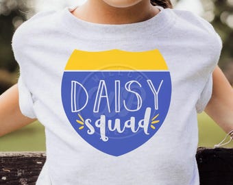 Daisy Squad svg, Scouts, Scout Troop, png, dxf, svg files for cricut, sublimination, girl shirts, vinyl cut file, iron on,