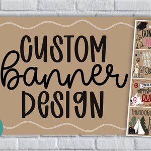 Custom Banner Design | Hand Painted Banner Template | Digital File ...