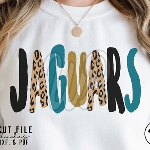 Jaguars svg, cheetah print, svg files for cricut, dxf, png, sublimination, vinyl cut file, , team shirts
