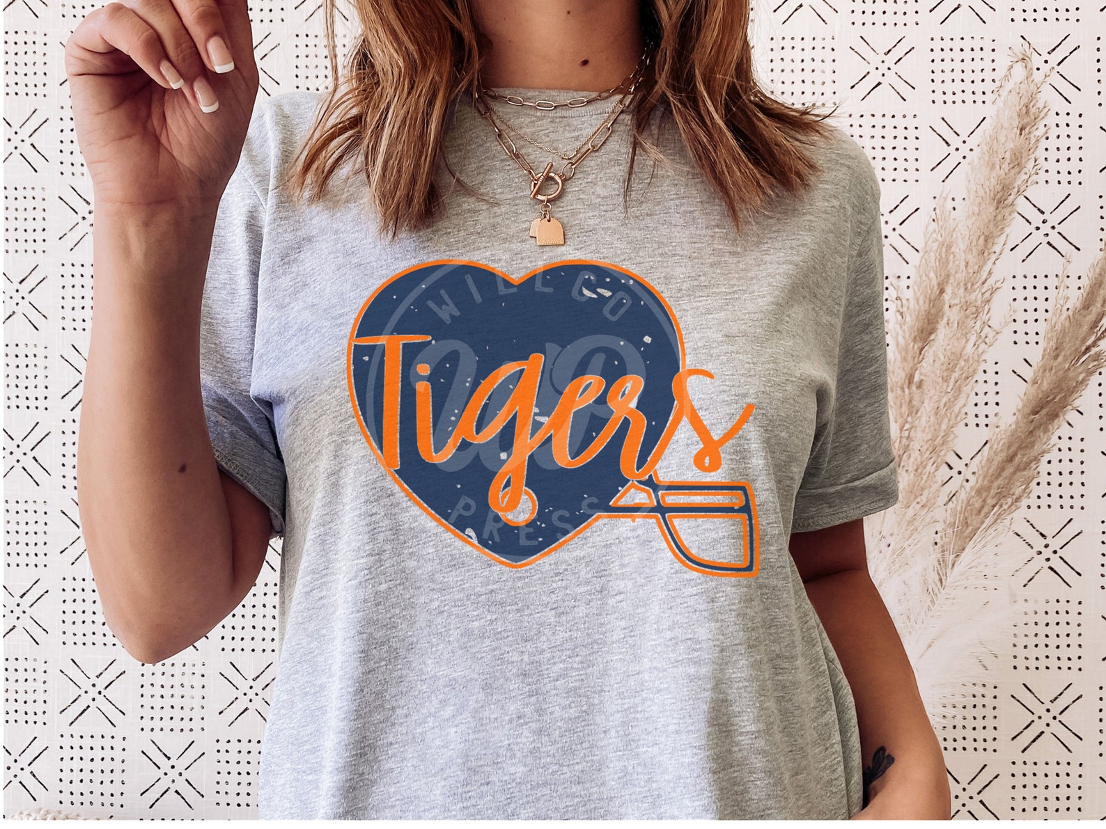 Tigers Svg, Football Svg, Heart Helmet, Grunge Distressed, Png, Dxf ...