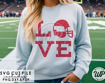 Love Nebraska svg, Nebraska Football, grunge distressed, png, dxf, svg files for cricut, , sublimination, vinyl cut file, shirts