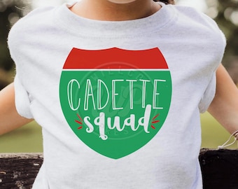 Cadette Squad svg, Scouts, Scout Troop, png, dxf, svg files for cricut, sublimination, girl shirts, vinyl cut file, iron on,