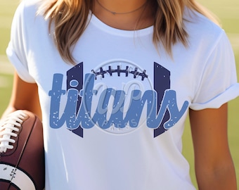 Titans Football, Distressed SVG Files for Cricut