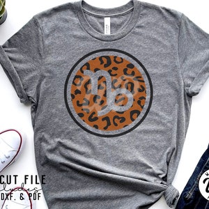 Capricorn svg, Cheetah Print, Zodiac, png, dxf, svg files for cricut, shirt, iron on, clipart, sublimination