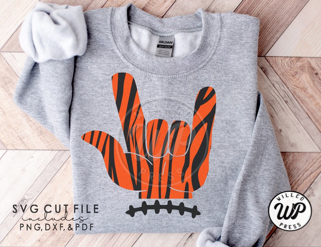 Love Sign Language, Football Svg, Tiger Stripe Svg, Grunge Distressed ...
