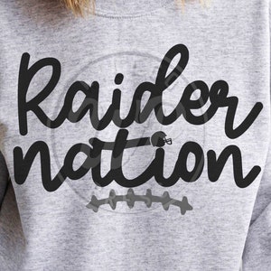 Raider Nation svg, Raiders football, png, dxf, svg files for cricut, shirt, sublimination, iron on, clipart, vinyl cut file,