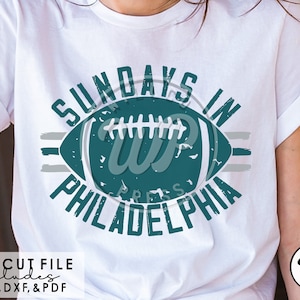 Sonntage in Philadelphia, Fußball svg, Grunge Distressed, digitale Datei, svg-Dateien für Cricut, Sublimination, Png Clipart, Aufbügeln