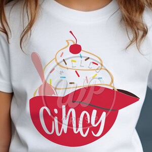 Cincy Ice Cream, Baseball svg, Cincinnati svg, png, dxf, svg files for cricut, , cincy shirts, vinyl cut file, sublimation