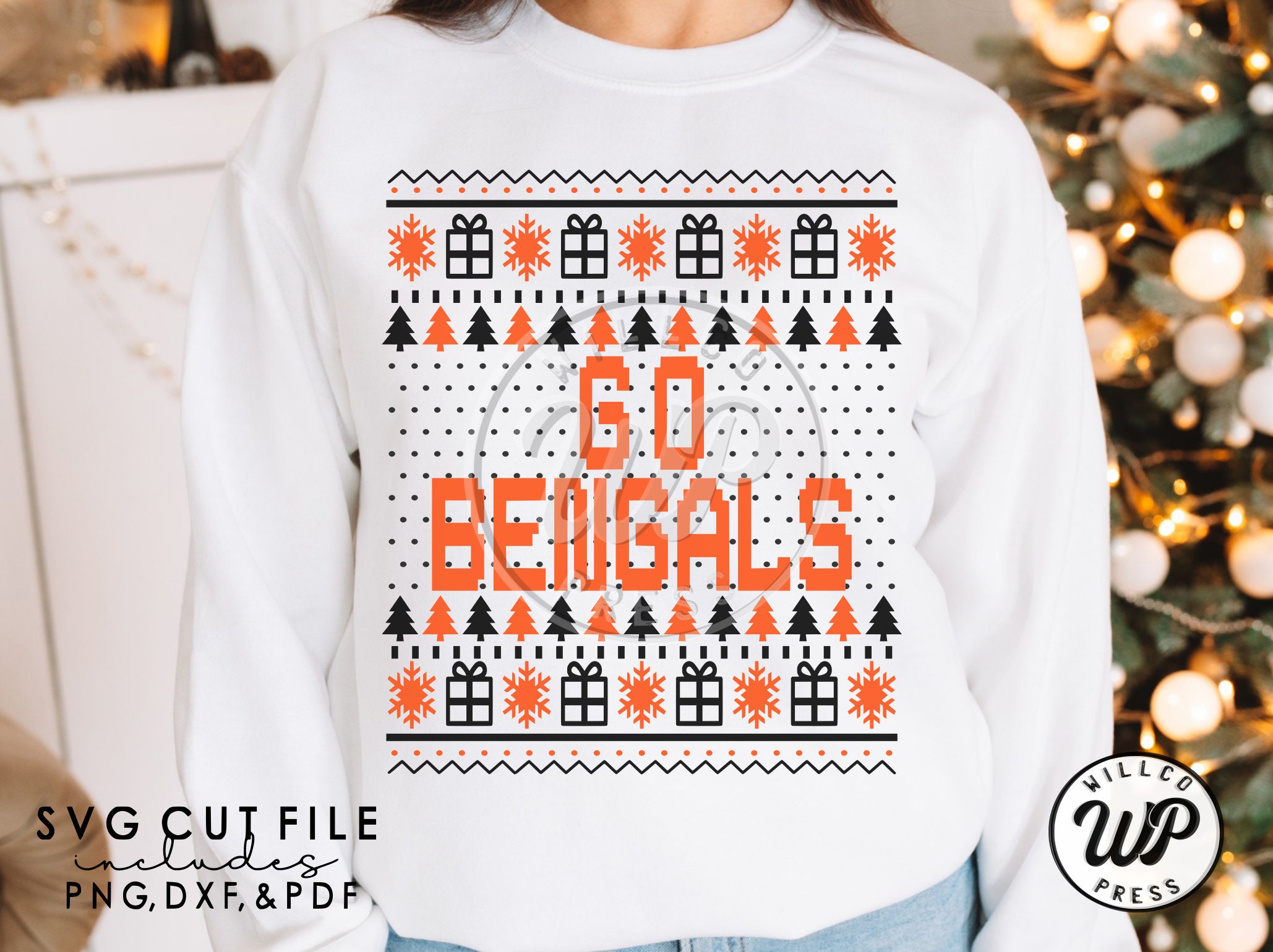bengals ugly sweater