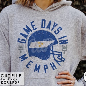 Game Days png, Memphis Tennessee, grunge helm svg, 300 dpi, dtf-afbeelding, svg-bestanden voor cricut, sublimatie, afdrukbare clipart
