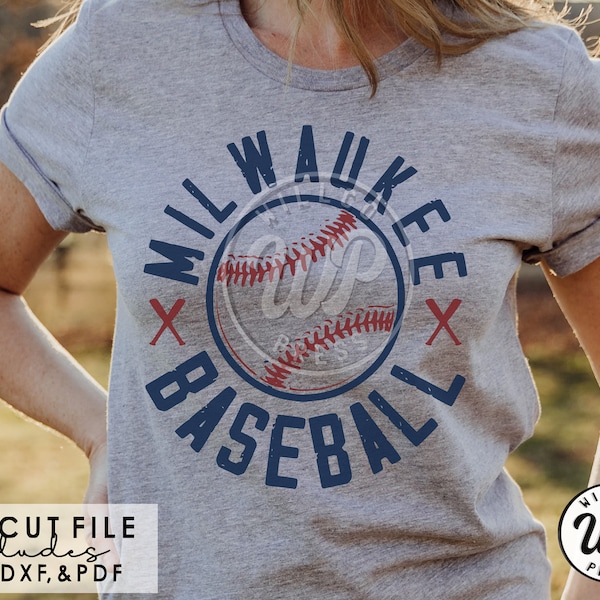 Milwaukee Baseball svg, sublimination,  transparent png, digital, dxf, svg files for cricut, Milwaukee  shirts, iron on