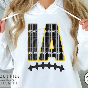 IA Football svg, Iowa initials, png, dxf, svg files for cricut, , vinyl cut file, sublimination, iron on, silouhette