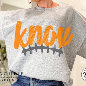 Knox Football svg, Knoxville Tennessee, grunge distressed, png, dxf, svg files for cricut, , sublimination, vinyl cut file