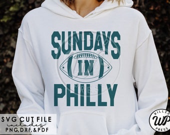 Domeniche a Filadelfia, Calcio svg, sublimazione, stampa dtf, clipart png, file svg per cricut, dxf per silhouette, download digitale