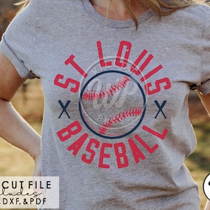 St Louis Baseball svg, sublimination,  transparent png, digital, dxf, svg files for cricut, STL shirts, iron on